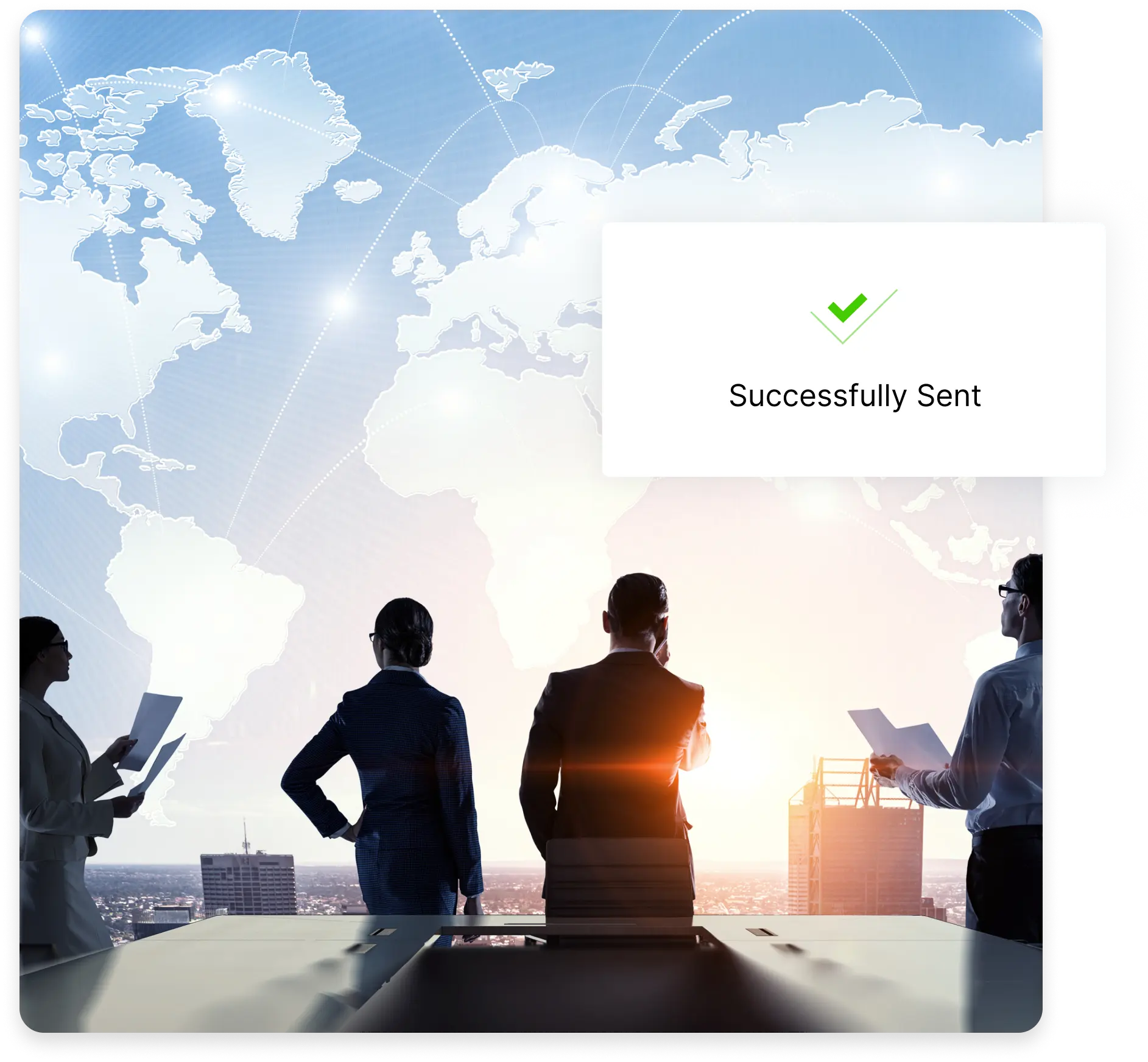 Cross borders with international payment